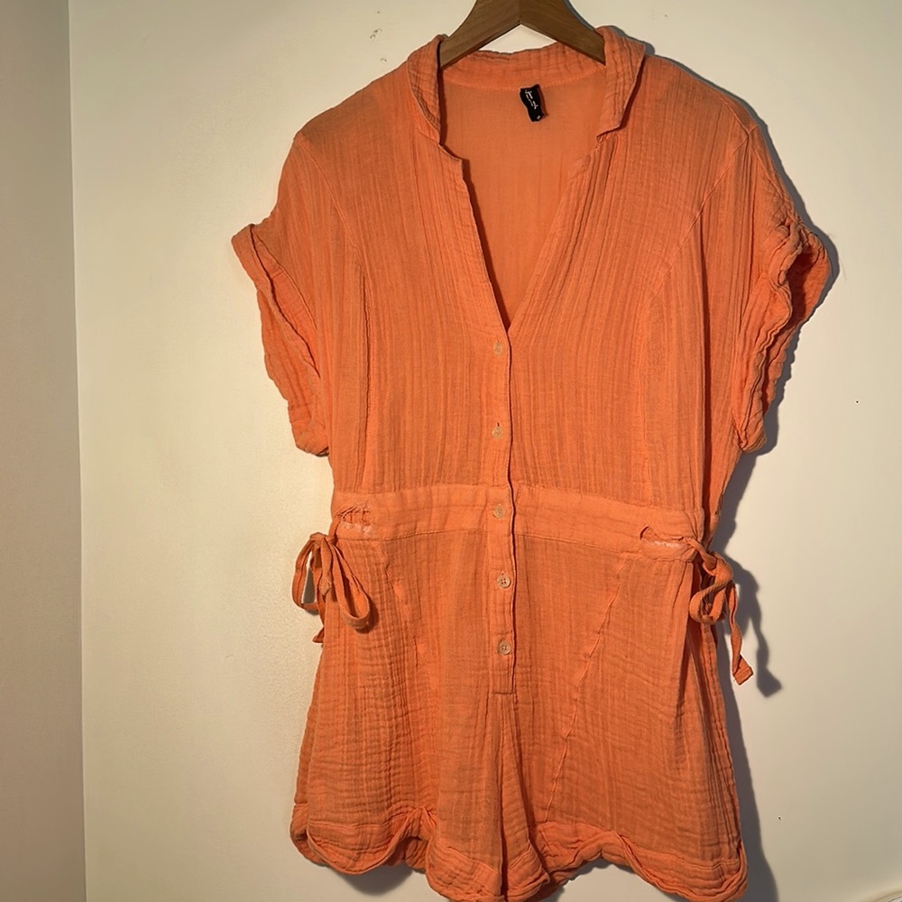 Pink romper Out from under urban outfitters